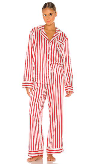 Classic PJ Set in Peppermint Stripe | Revolve Clothing (Global)