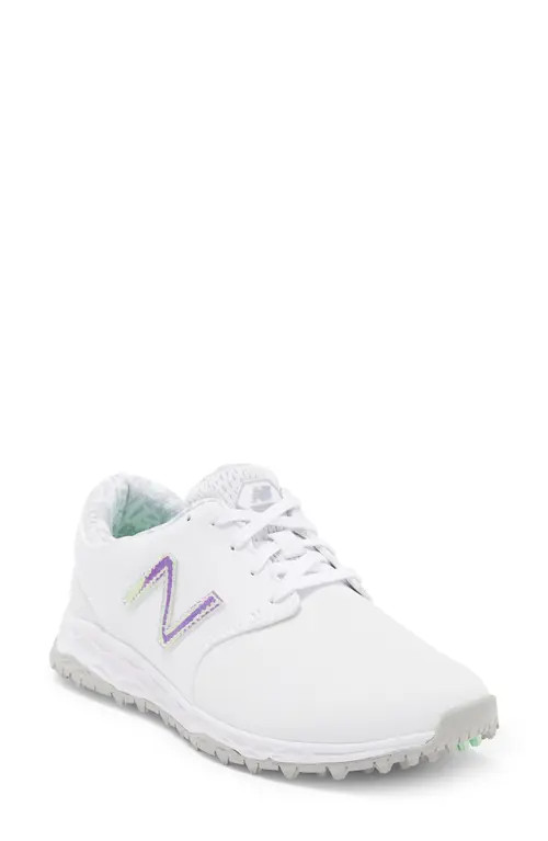 New Balance Fresh Foam® Breathe Golf Shoe in White /Multi at Nordstrom, Size 6.5 | Nordstrom
