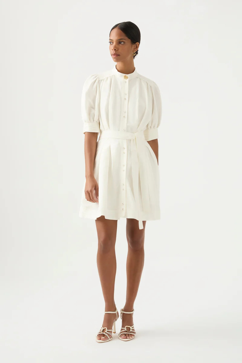Eden Box Pleat Mini Dress | aje. (US, UK, Europe, ROW)