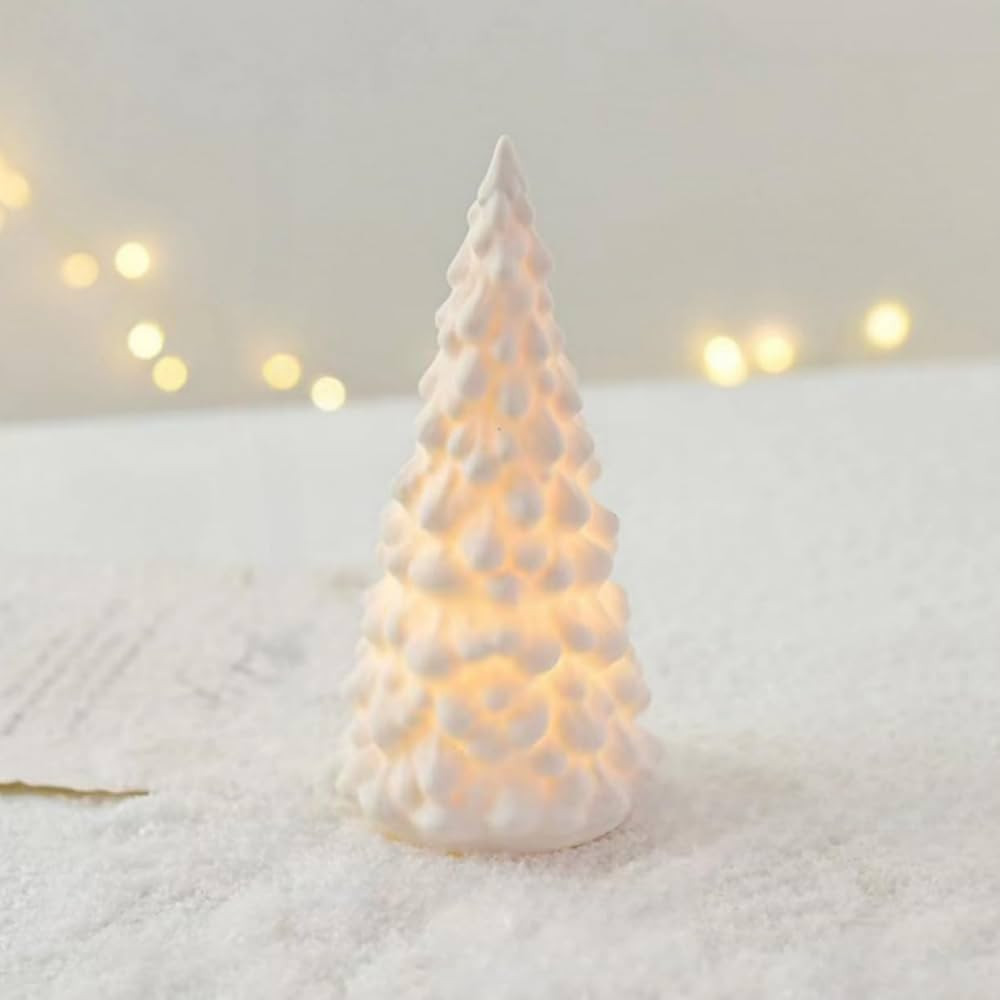 Ceramic Houses and Villages Christmas Decorations Lndoor White Christmas Village Houses Ceramic H... | Amazon (US)