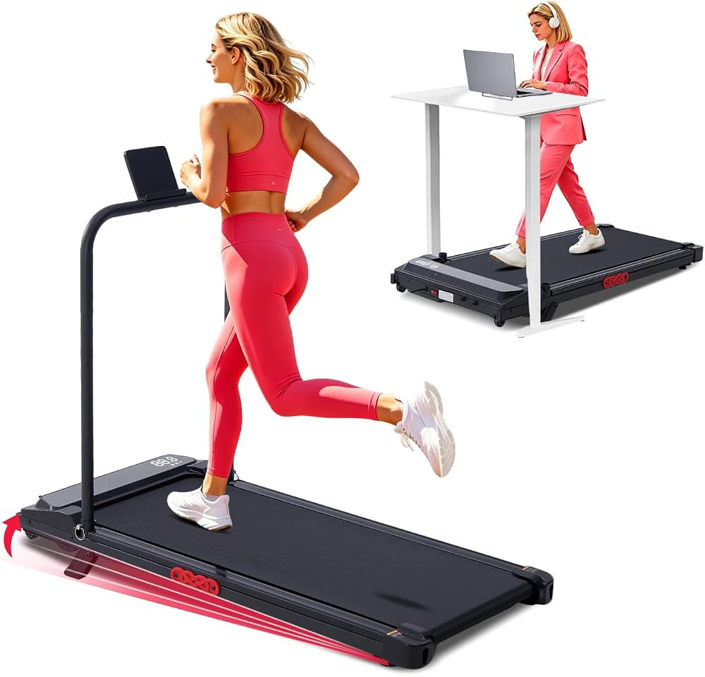 Walking Pad with Incline and Handle Bar, 3.0HP Electric Protable Mini Walking Pad Treadmills for ... | Amazon (US)