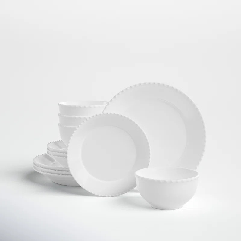 Claire Stoneware Dinnerware - Set of 12 | Wayfair North America