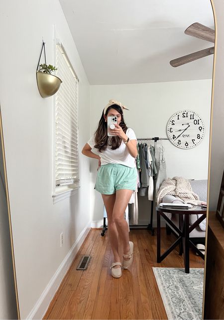 Embracing the boxer shorts trend! These are older but I suggest getting them on Amazon! Of course, Madonna pulled these off way better than any of us in the 80s. Women Boxer shorts! Check out my new full length mirror too! I love it 💕 BrandiKimberlyStyle 

#LTKsalealert #LTKstyletip #LTKSeasonal