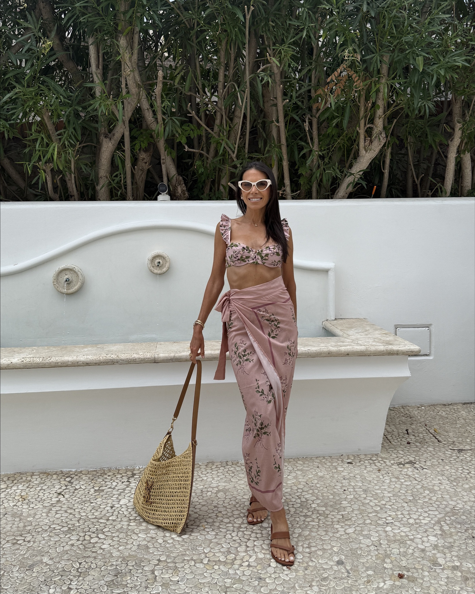 Boat day bliss 🐚☀️
Wearing this beautiful hand-embroidered beaded bikini with a matching sarong—every detail feels special. Perfect for a sun-soaked day on the water. Linked the full look on LTK. 

#BoatDayVibes #CapriSummer

#LTKPetite #LTKTravel #LTKStyleTip