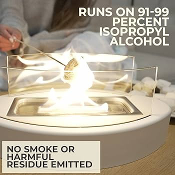 Tabletop Fire Pit - 90+ Min Burn, Mini Personal Indoor Outdoor Fire Bowl, Tabletop Fireplace, Smo... | Amazon (US)