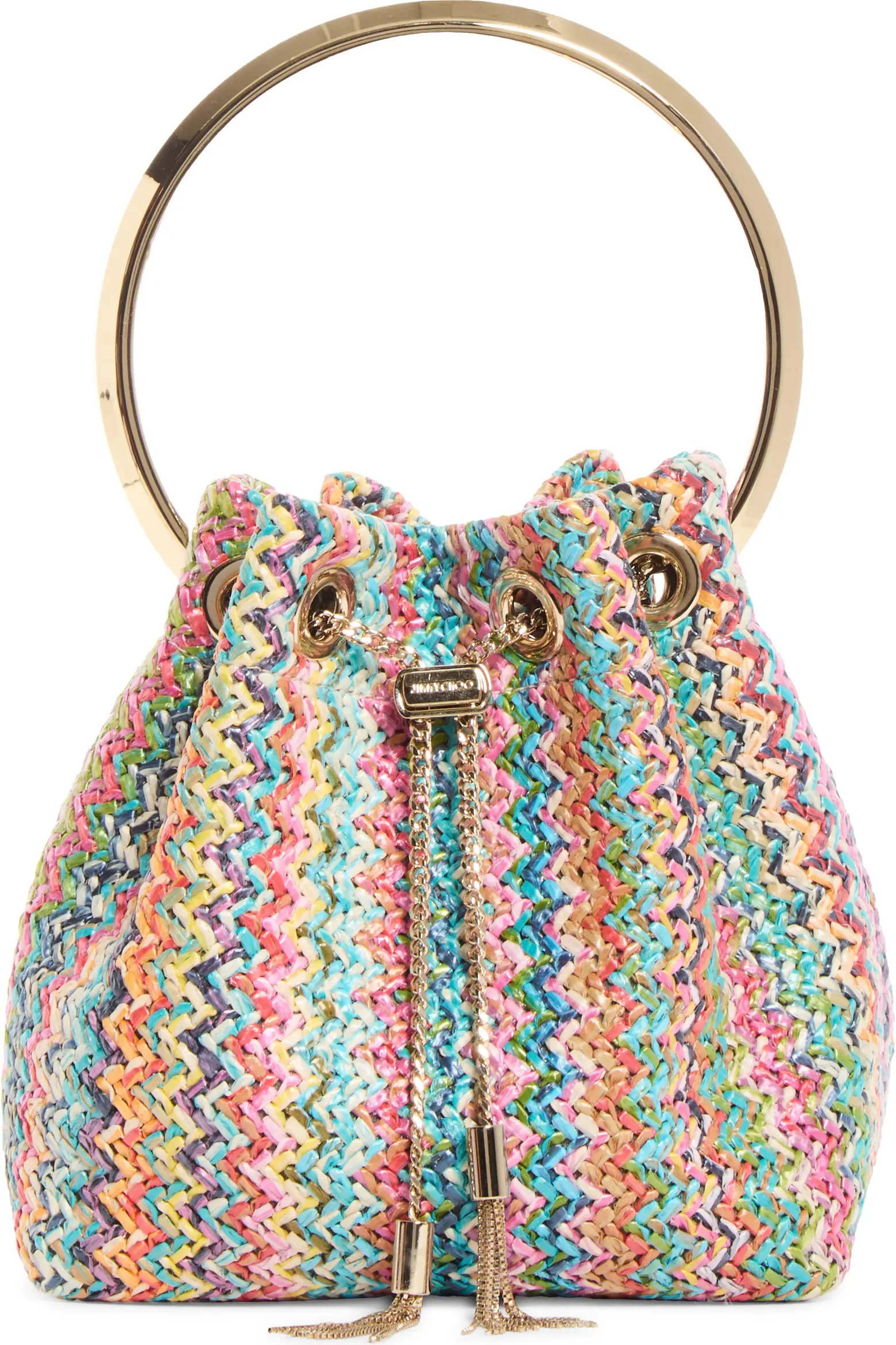 Bon Bon Woven Straw Bucket Bag (Women) | Nordstrom | Nordstrom