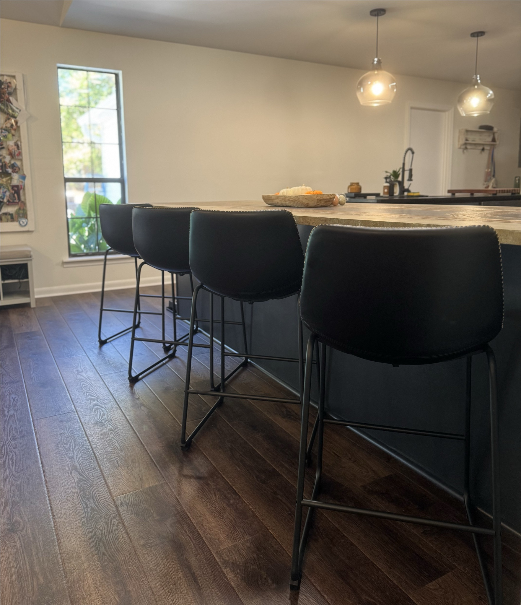 Barstools that check all the boxes! Classic, comfy, and easy to wipe clean  

#LTKHome