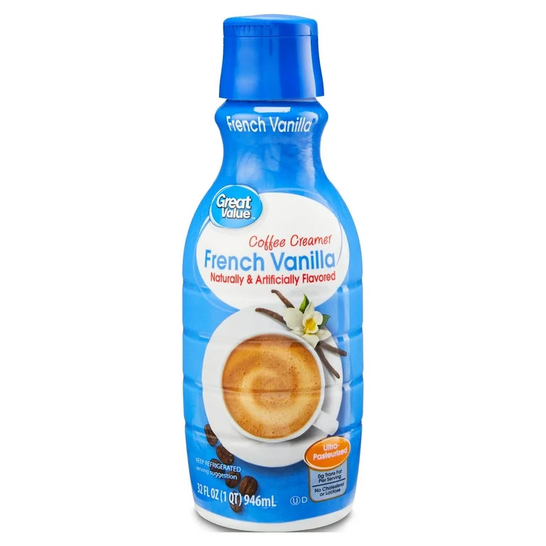 Great Value French Vanilla Coffee Creamer, 32 fl oz | Walmart (US)