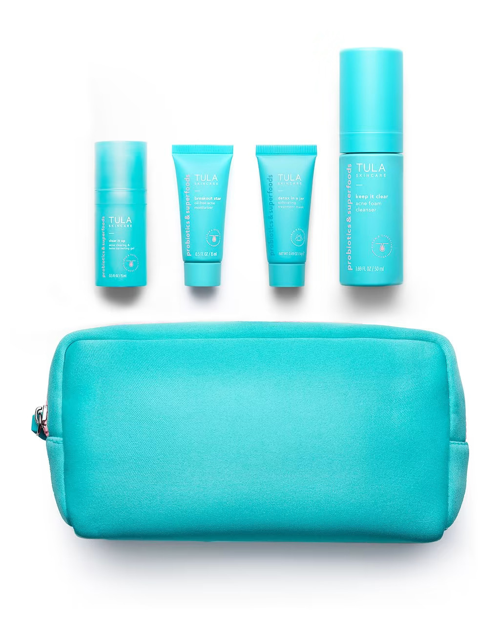 acne &amp; blemish fighting discovery kit (trial size) | Tula Skincare