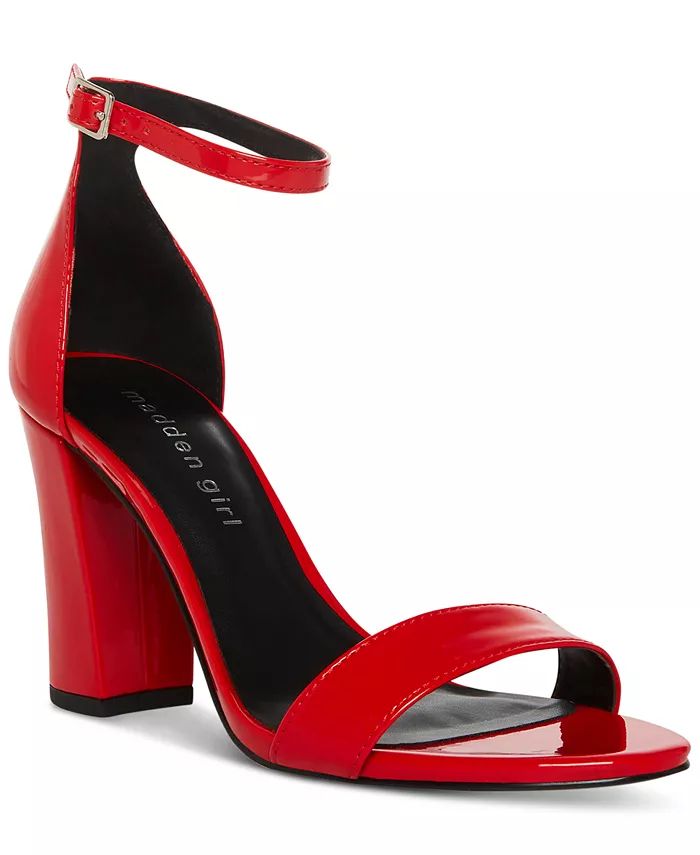 Madden Girl Bella Two-Piece Block Heel Sandals & Reviews - Sandals - Shoes - Macy's | Macys (US)