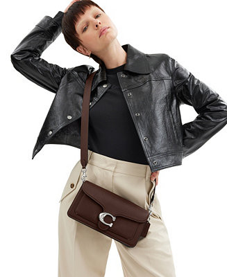 Tabby Medium Polished Pebble Leather Shoulder Bag 26 | Macy's