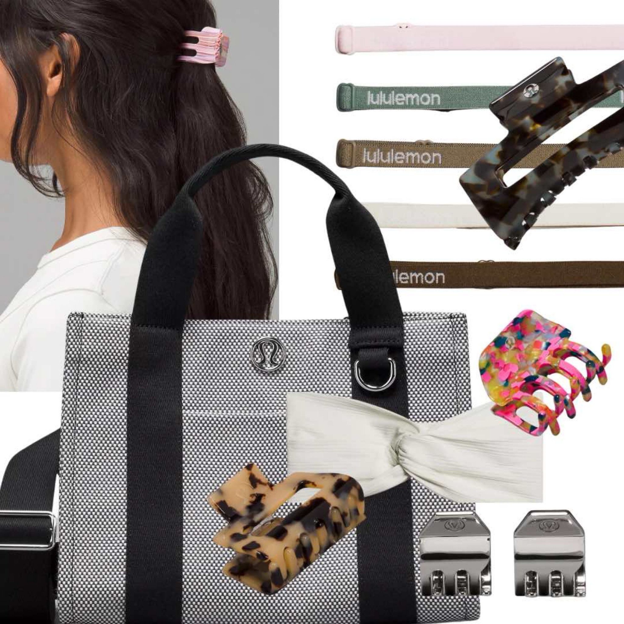 Lululemon accessory favorites. Dark neutral, pinks, metallic, claw clips of all sizes, and sporty headbands. #theCurlStory

#LTKStyleTip #LTKActive