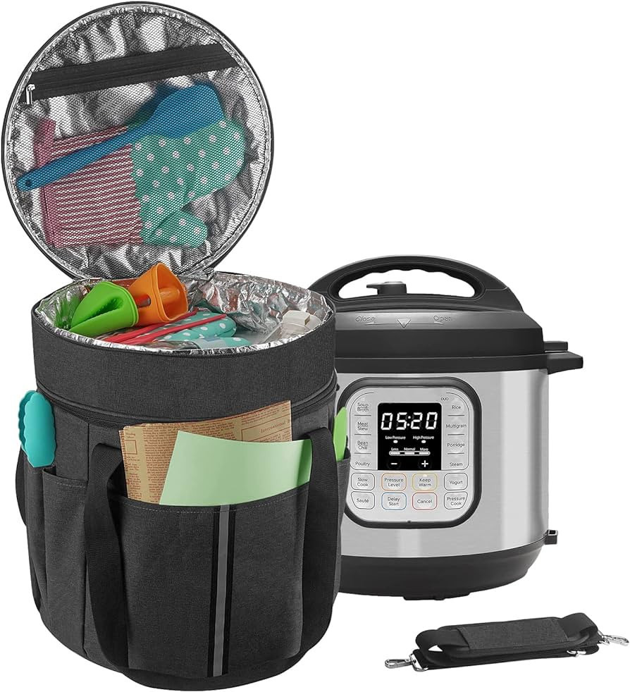 Kingshion Storage Shoulder Bag Compatible with Electric Pressure Cooker, Slow Cooker Storage Bag ... | Amazon (US)