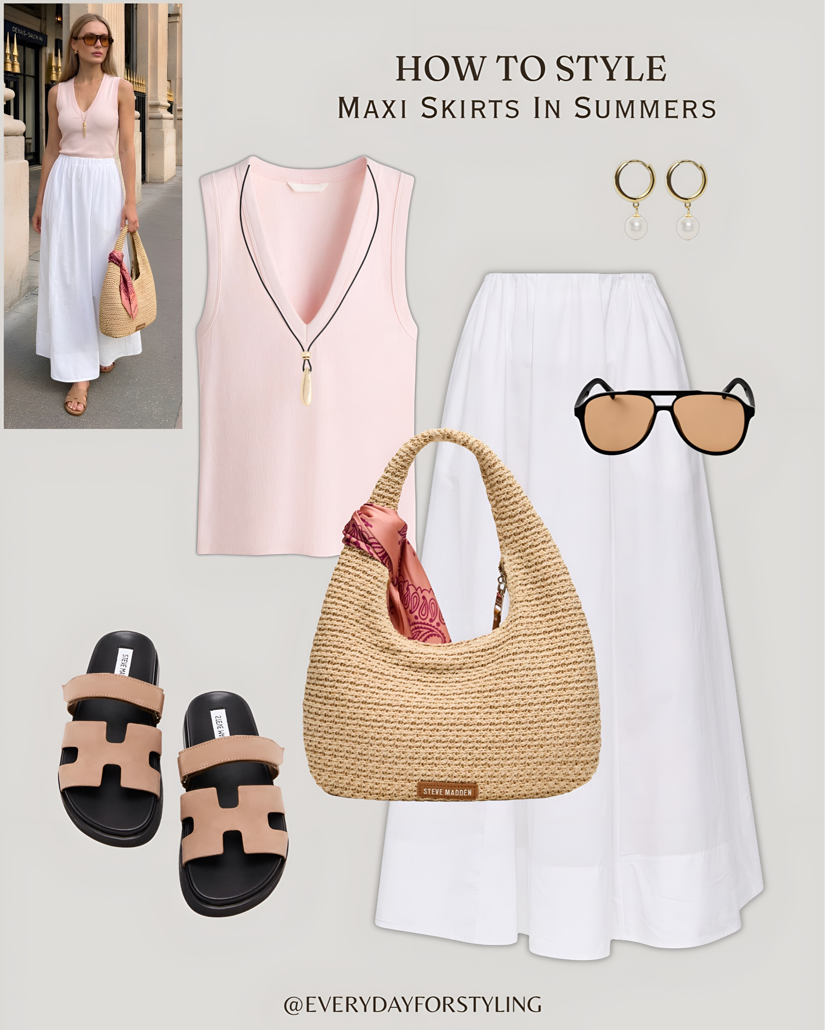 Blush pink top, white linen maxi and a raffia hobo bag — soft, feminine and completely beautiful 🎀

how to style maxi skirts summer, maxi skirt outfit ideas 2026, black maxi skirt outfit, white linen maxi skirt look, polka dot maxi skirt styling, summer maxi skirt women, elegant maxi skirt outfits, raffia bag maxi skirt look, chic summer skirt outfits, European summer maxi style, quiet luxury summer skirts, maxi skirt and contrast top, linen maxi skirt summer, effortless summer dressing women, summer outfit inspo 2026, elevated casual skirt looks, maxi skirt styling tips, everydayforstyling

#MaxiSkirtOutfits2026, #HowToStyleMaxiSkirts, #SummerMaxiSkirtStyle, #ElegantSummerLooks, #ChicMaxiSkirtLooks​​​​​​​​​​​​​​​​

#LTKTravel #LTKSeasonal #LTKootd