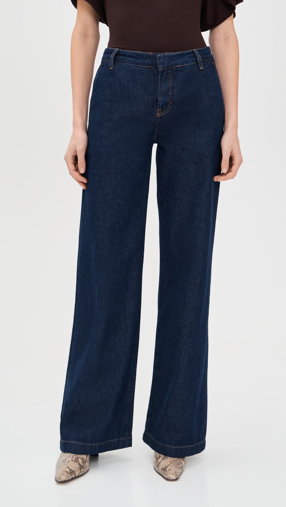 Elio Low Rise Denim Trousers | Shopbop