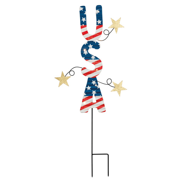 Usa Americana Yard Stake | Mud Pie