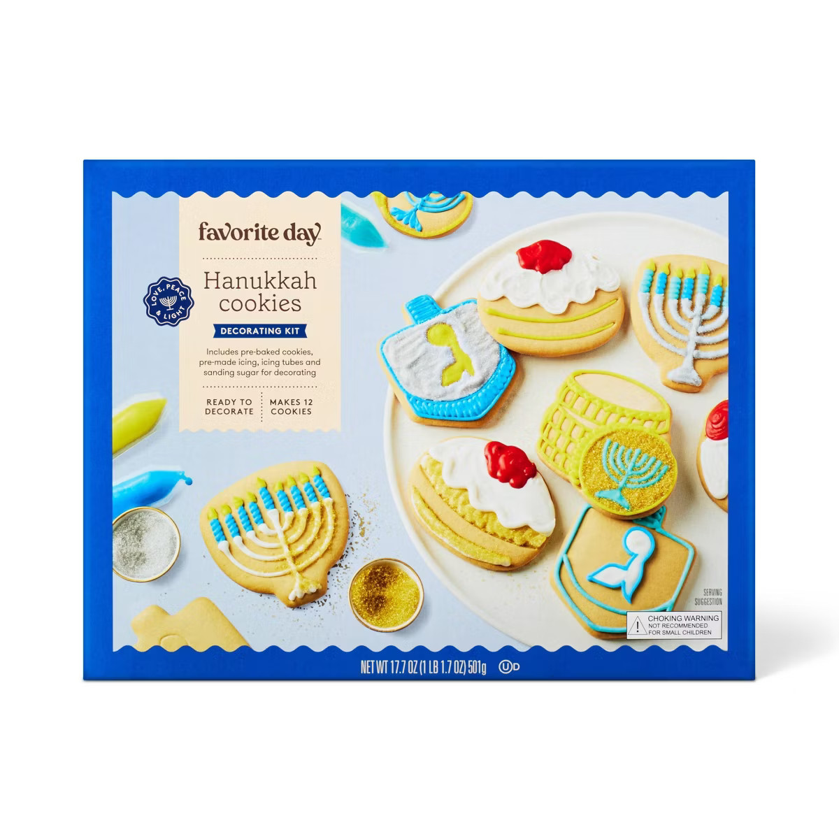 Hanukkah Cookie Kit - 17.7oz/12ct - Favorite Day™ | Target