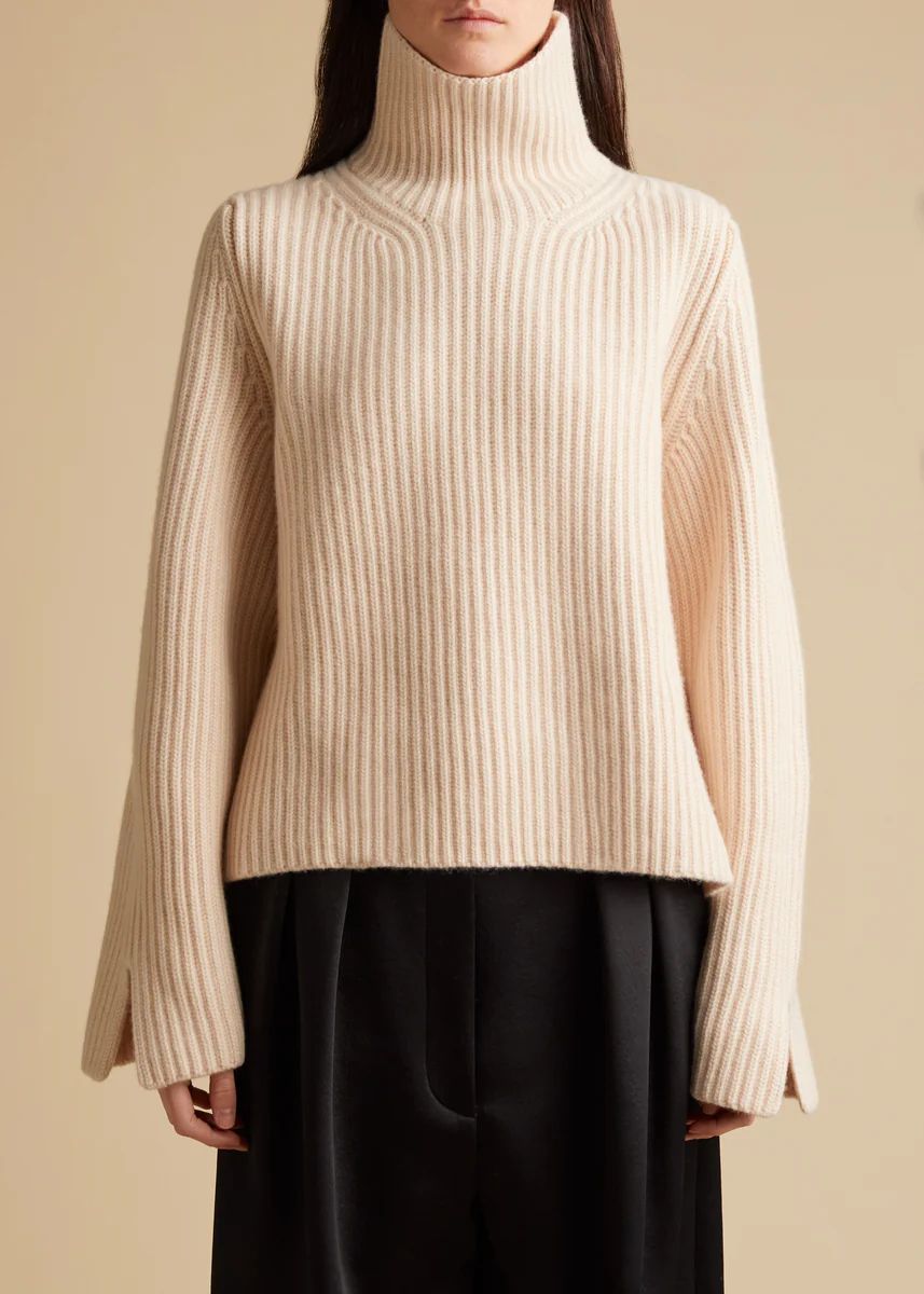 The Molly Sweater in Custard | Khaite