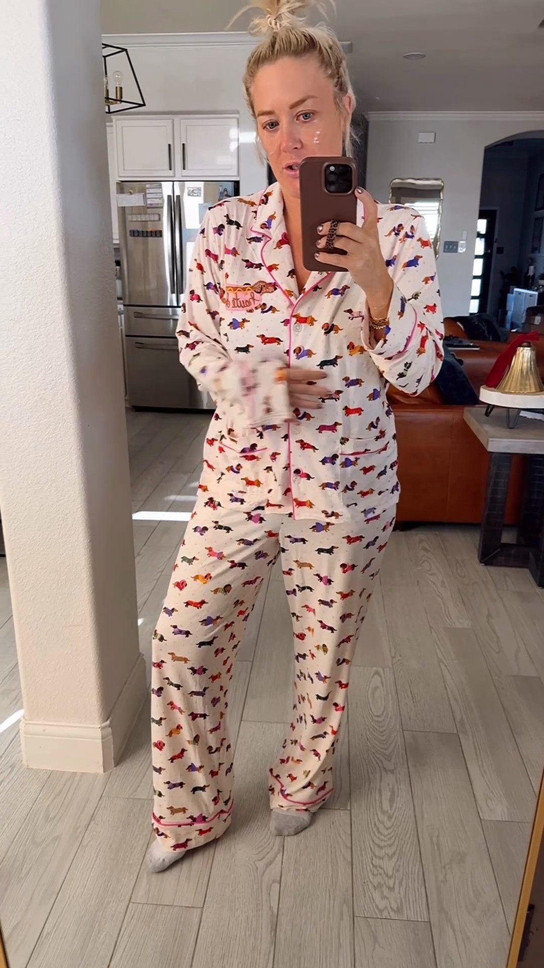 The cutest weenie dog pajamas - mediumm