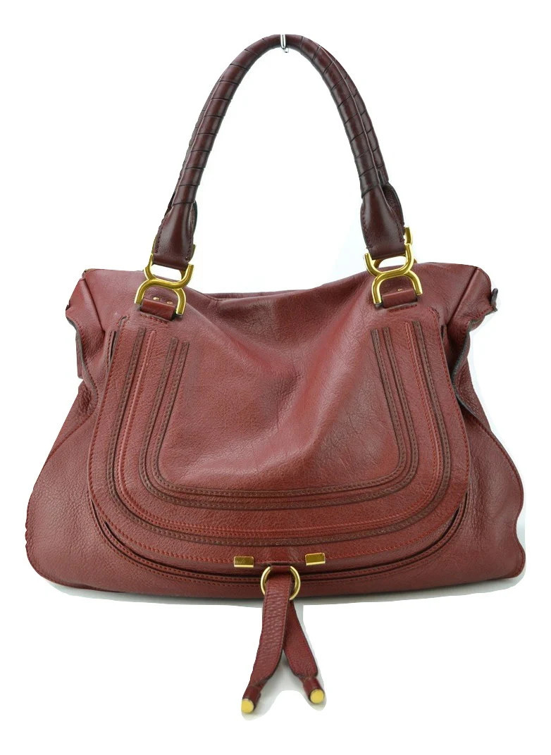 Marcie Large Maroon | Keeks Designer Handbags