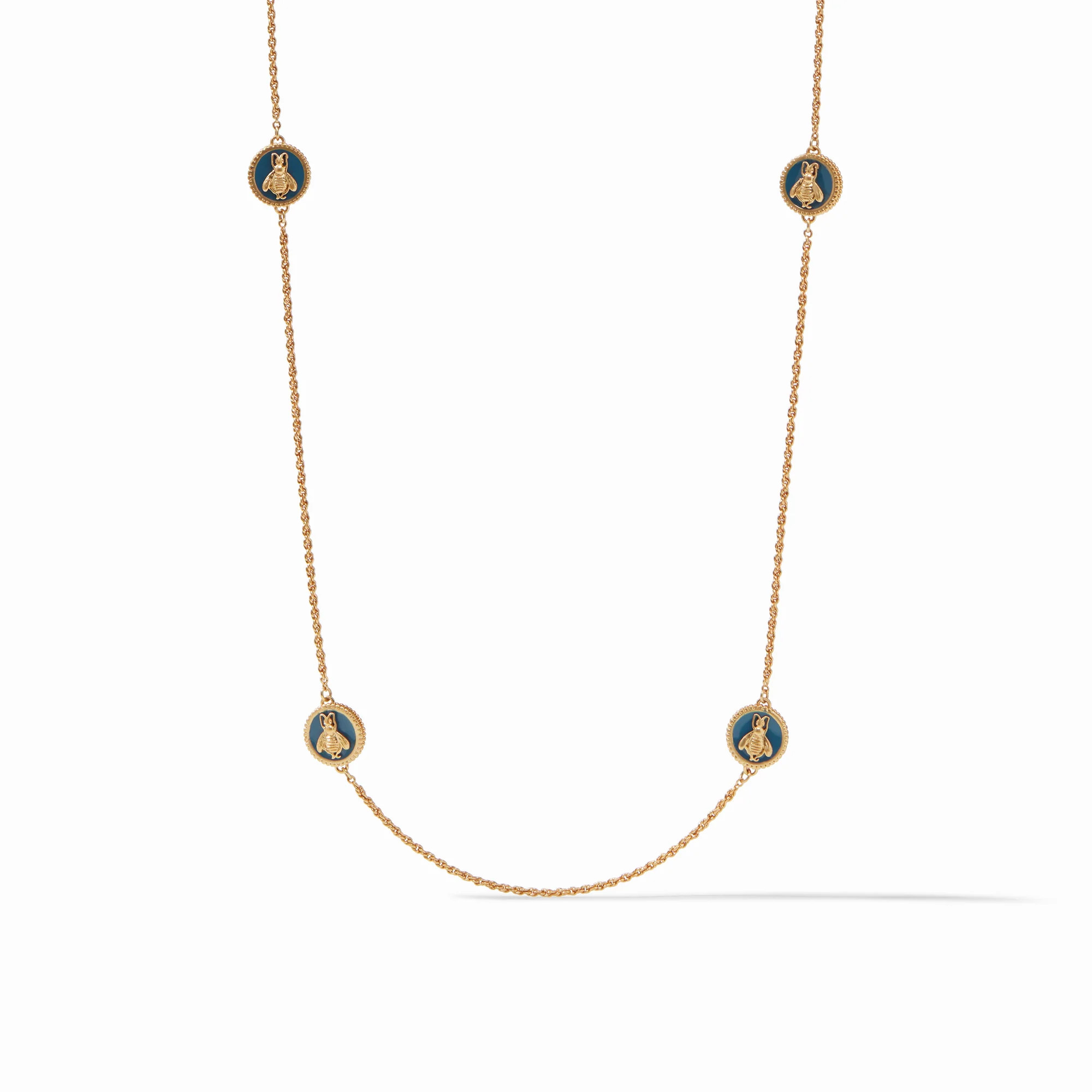 Bee Cameo Station Necklace | Julie Vos | Julie Vos