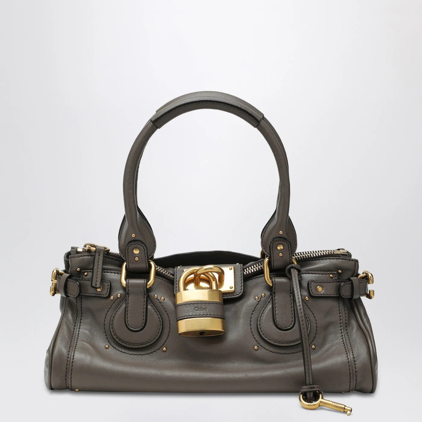 Grey Paddington bag | The Double F