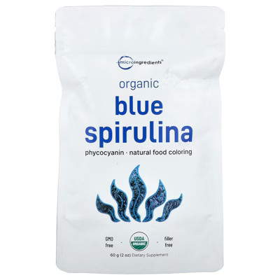 Micro Ingredients Organic Blue Spirulina, 2 oz (60 g) | Target