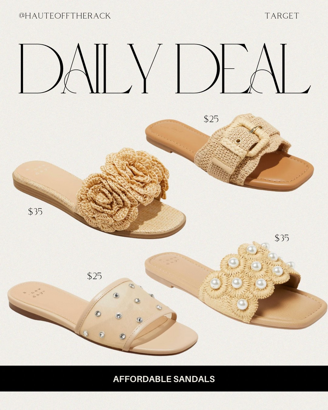 Spring style shoes on target all $35 and under!

#sandals #slides #springsandals #targetshoes #vacationoutfits #resortstyle

#LTKStyleTip #LTKShoeCrush #LTKSeasonal