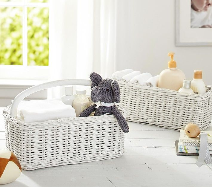 Simply White Sabrina Nursery Storage | Pottery Barn Kids