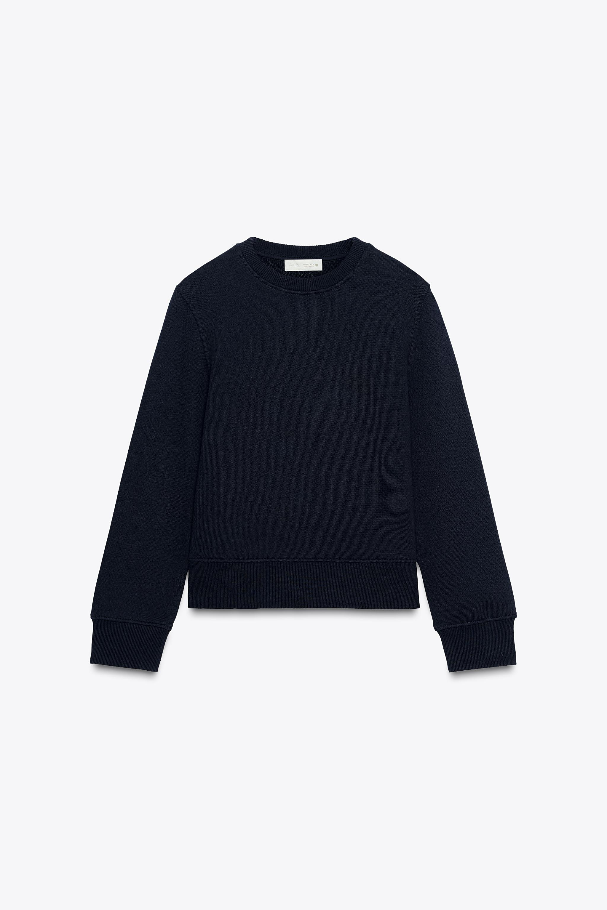 BASIC COTTON SWEATSHIRT | Zara UK