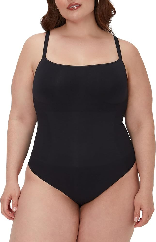 Maidenform Womens Seamless Shapewear, Tummy Control Thong Bodysuit, Firm Control Thong Body Shape... | Amazon (US)