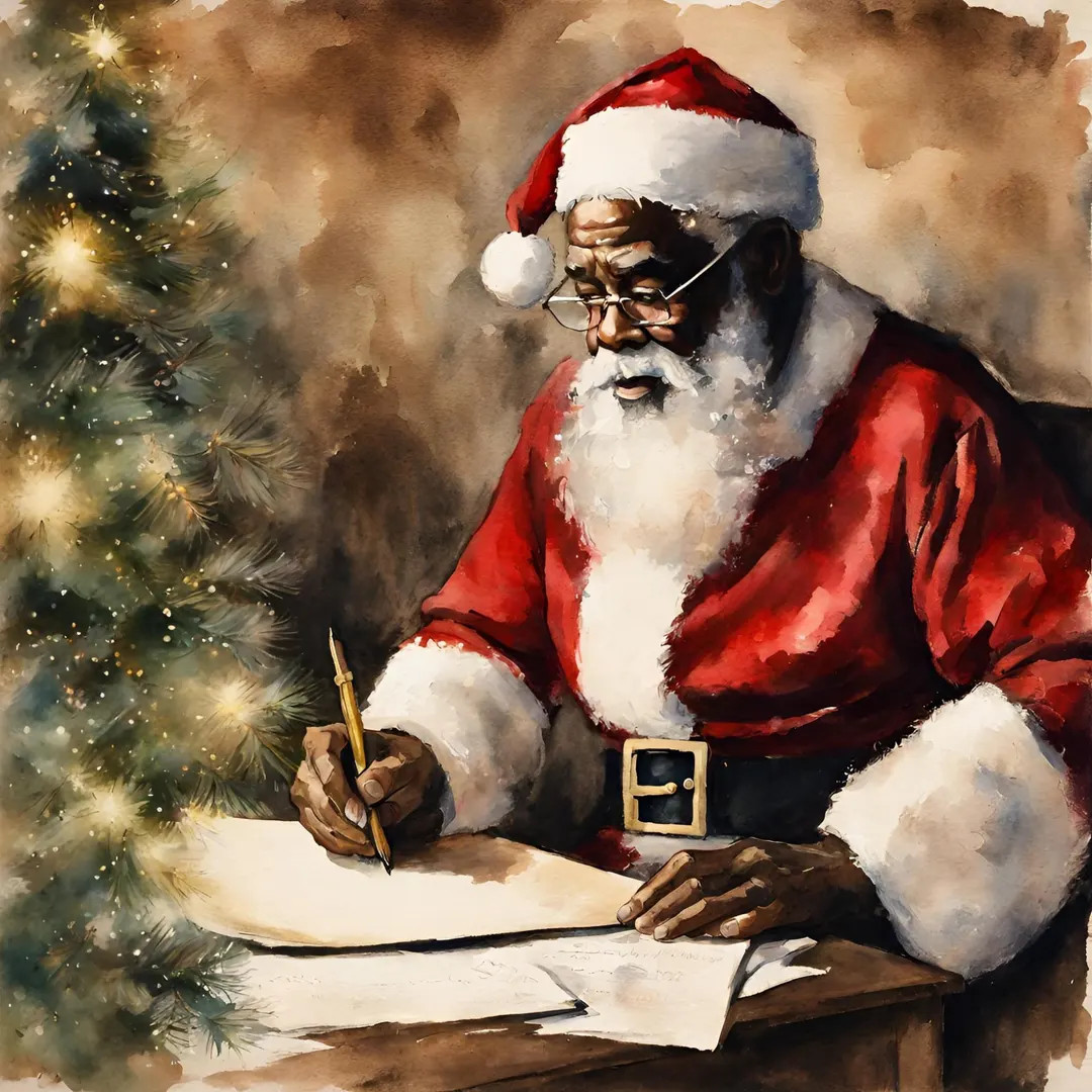 Black Santa, Black Santa Claus, African American Santa - Etsy | Etsy (US)