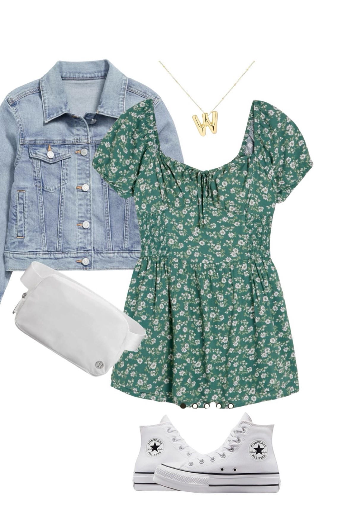 Back to school 
Floral romper xxs 
Bubble letter necklace 

#LTKSeasonal #LTKBacktoSchool #LTKKids