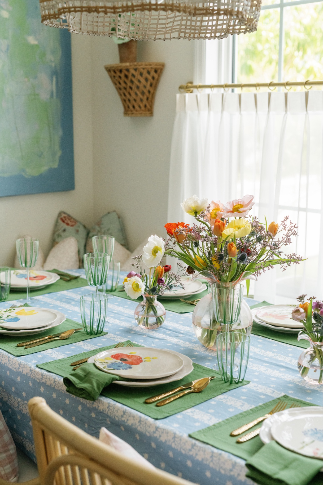 Springtime tablescape 🌸

#LTKhome #LTKfindsunder100 #LTKstyletip