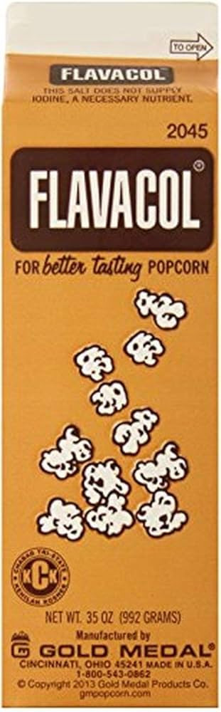 Flavacol Popcorn Season Salt, 1ct-35oz Carton | Amazon (US)