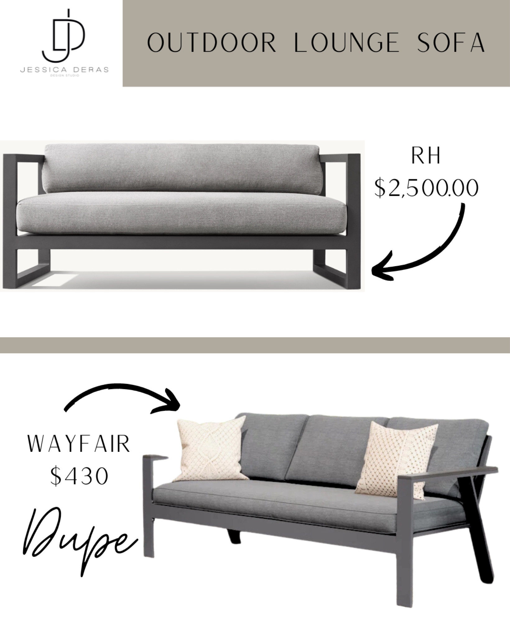 Outdoor RH dupe with Wayfair🌟👌🏼

Interested in our interior design? (jessicaderasinteriordesign.com) to schedule a 30 min free Discovery call! We’d love to design your home. Interested in our interior design? (jessicaderasinteriordesign.com) to schedule a 30 min free Discovery call! We’d love to design your home.

#LTKStyleTip #LTKFamily #LTKHome