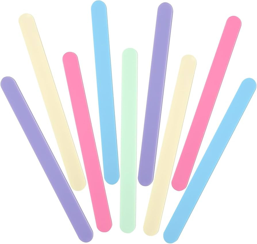 50pcs Acrylic Cakesicle Popsicle Sticks, Popsicle Sticks Food Grade and Ice Cream Sticks, Reusabl... | Amazon (US)