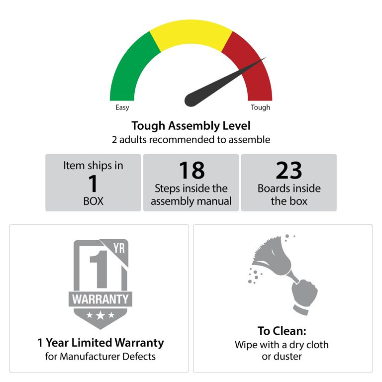Queer Eye Farnsworth 3 Drawer Dresser, Ivory Oak | Walmart (US)