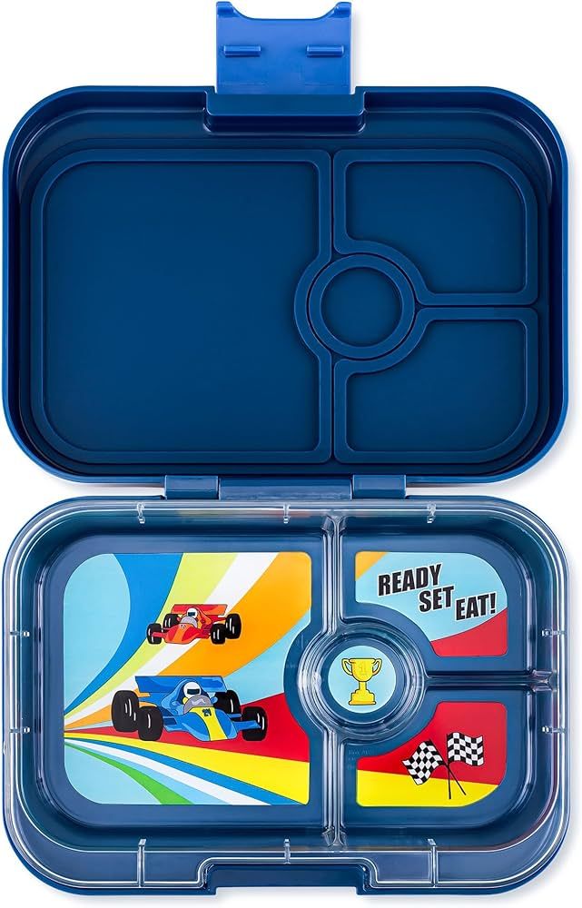 Yumbox Panino Leakproof Bento Lunch Box Container for Kids & Adults (Monte Carlo Blue with Race T... | Amazon (US)