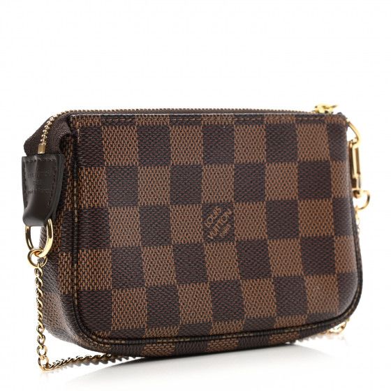 LOUIS VUITTON Damier Ebene Mini Pochette Accessories | FASHIONPHILE | Fashionphile