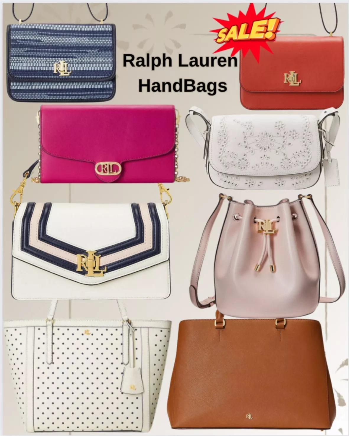 Lauren Ralph Lauren Tayler Leather Eyelet Small Crossbody Bag - Macy's