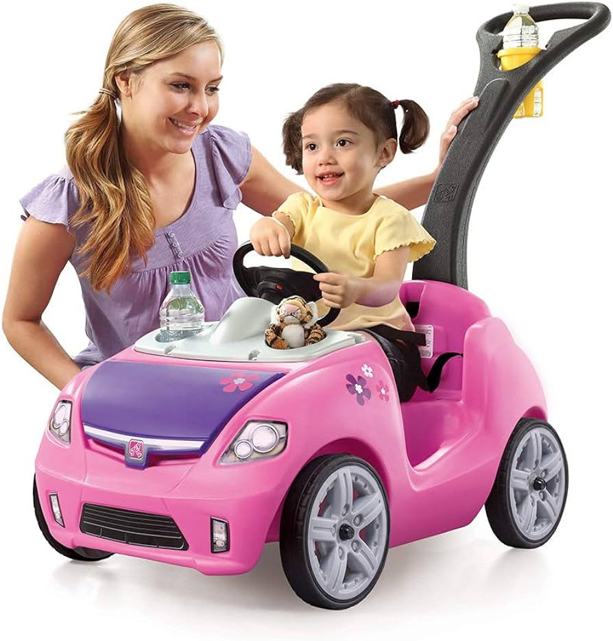 Step2 Whisper Ride II Kids Push Cars, Ride On Car, Seat Belt, Horn, Toddlers Ages 1.5 – 4 Years... | Amazon (US)