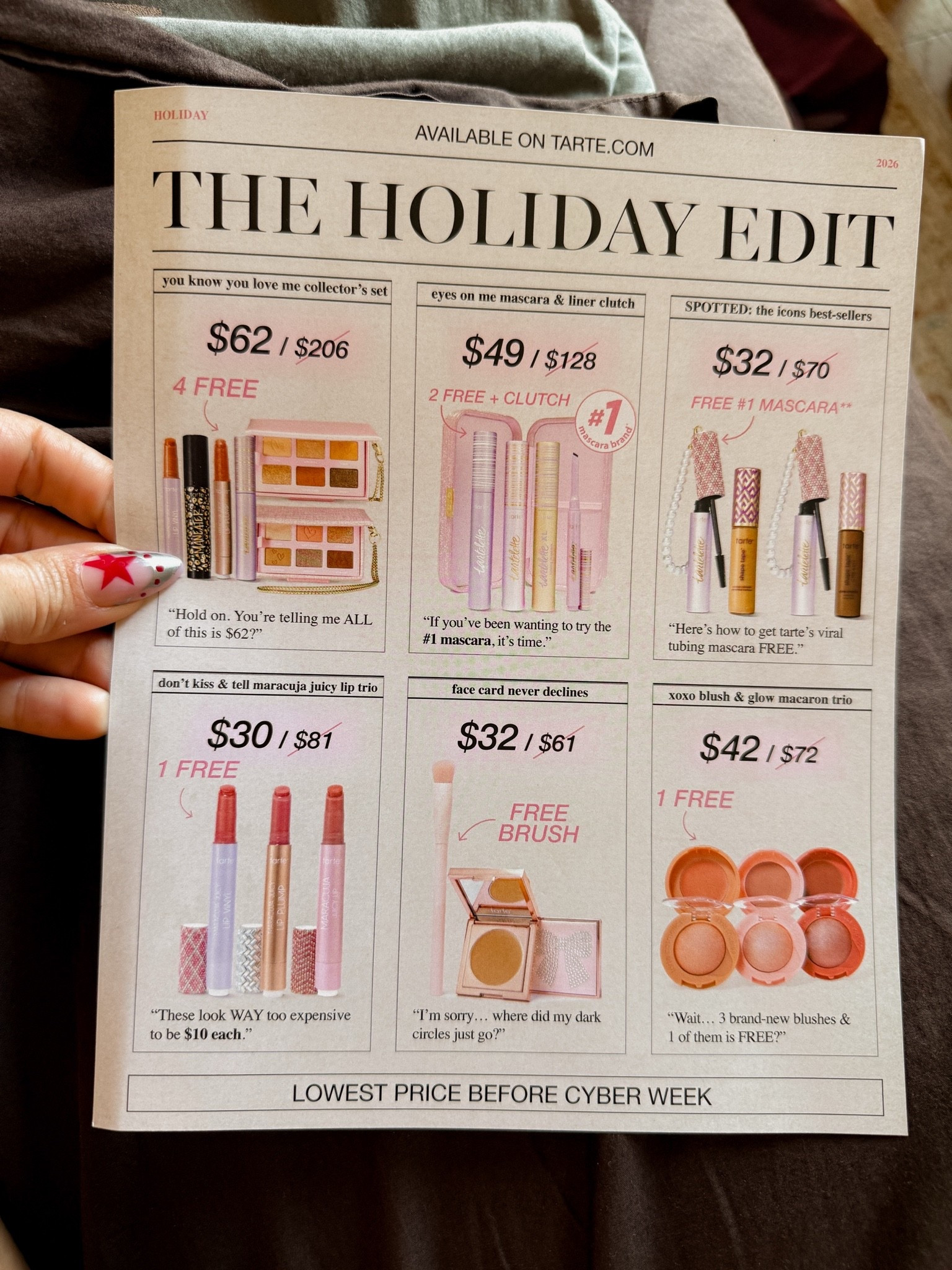 Tarte holiday kits are selling fast. 
Use my code for 15% off any full priced items too

#LTKSaleAlert #LTKBeauty #LTKOver40