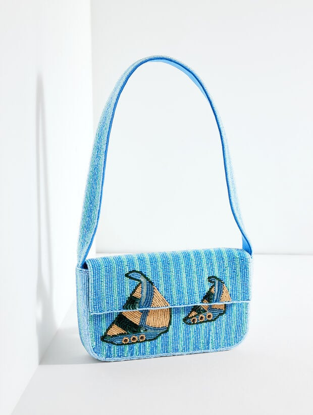 Nautical Beaded Shoulder Bag | Talbots