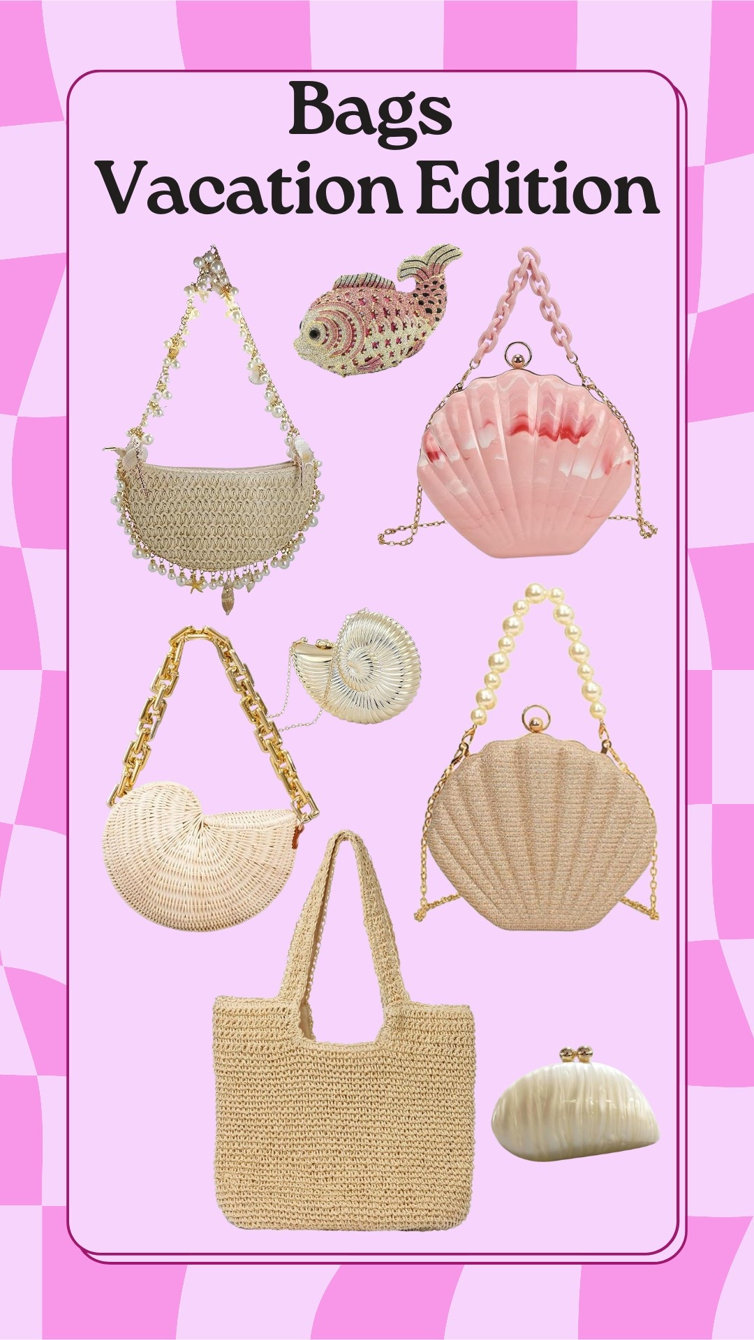 It’s giving aqua marine 🐚, Vacation bags that will spice up any fit!! #vacationbags #vacationoutfits