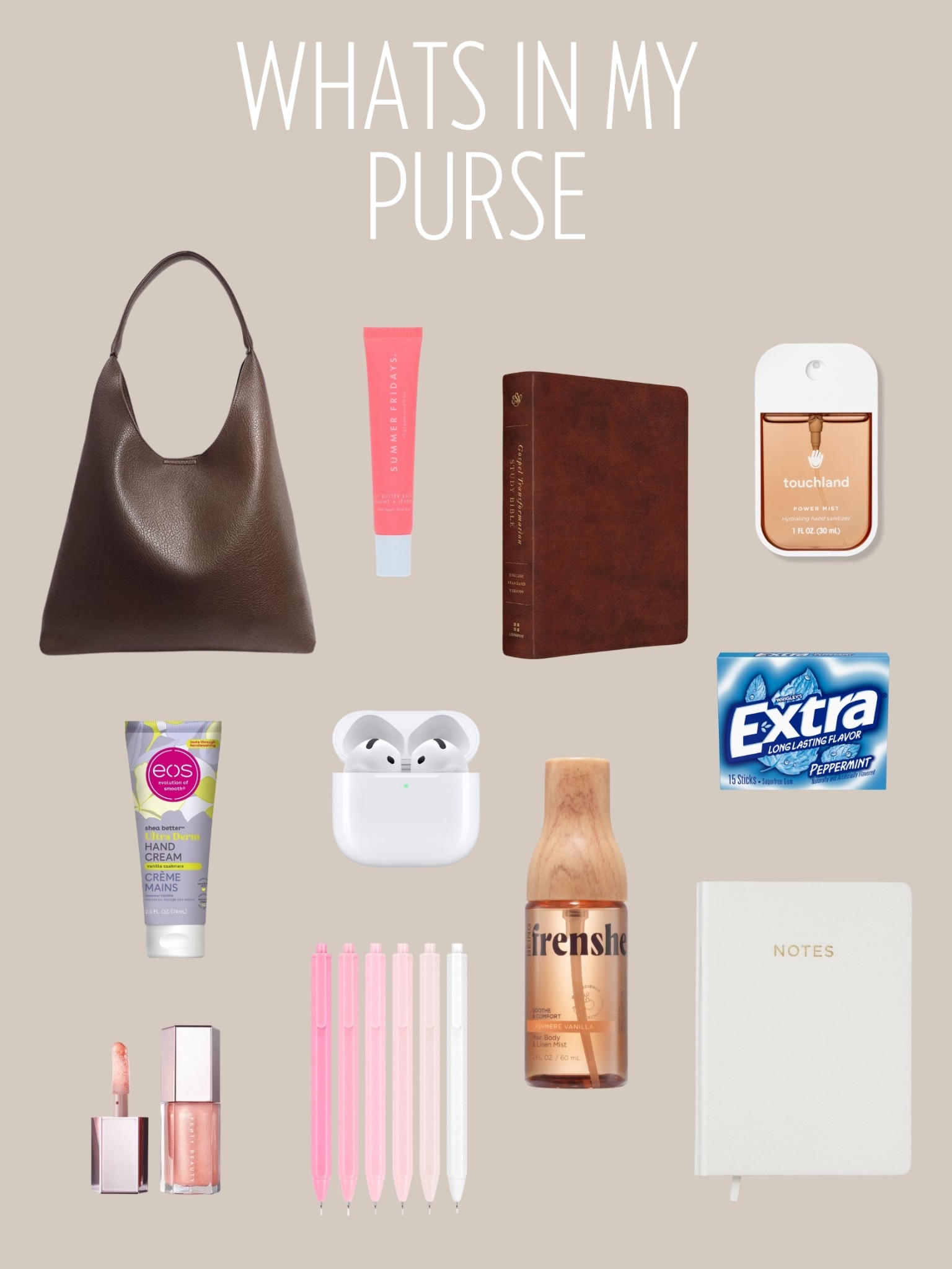 Here’s a sneak peak into what’s in my purse! 

#LTKFindsUnder100 #LTKdayinmylife #LTKmomlife