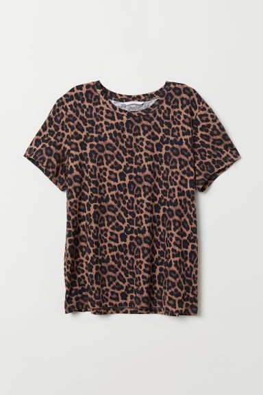 H & M - T-shirt with Motif - Beige | H&M (US + CA)