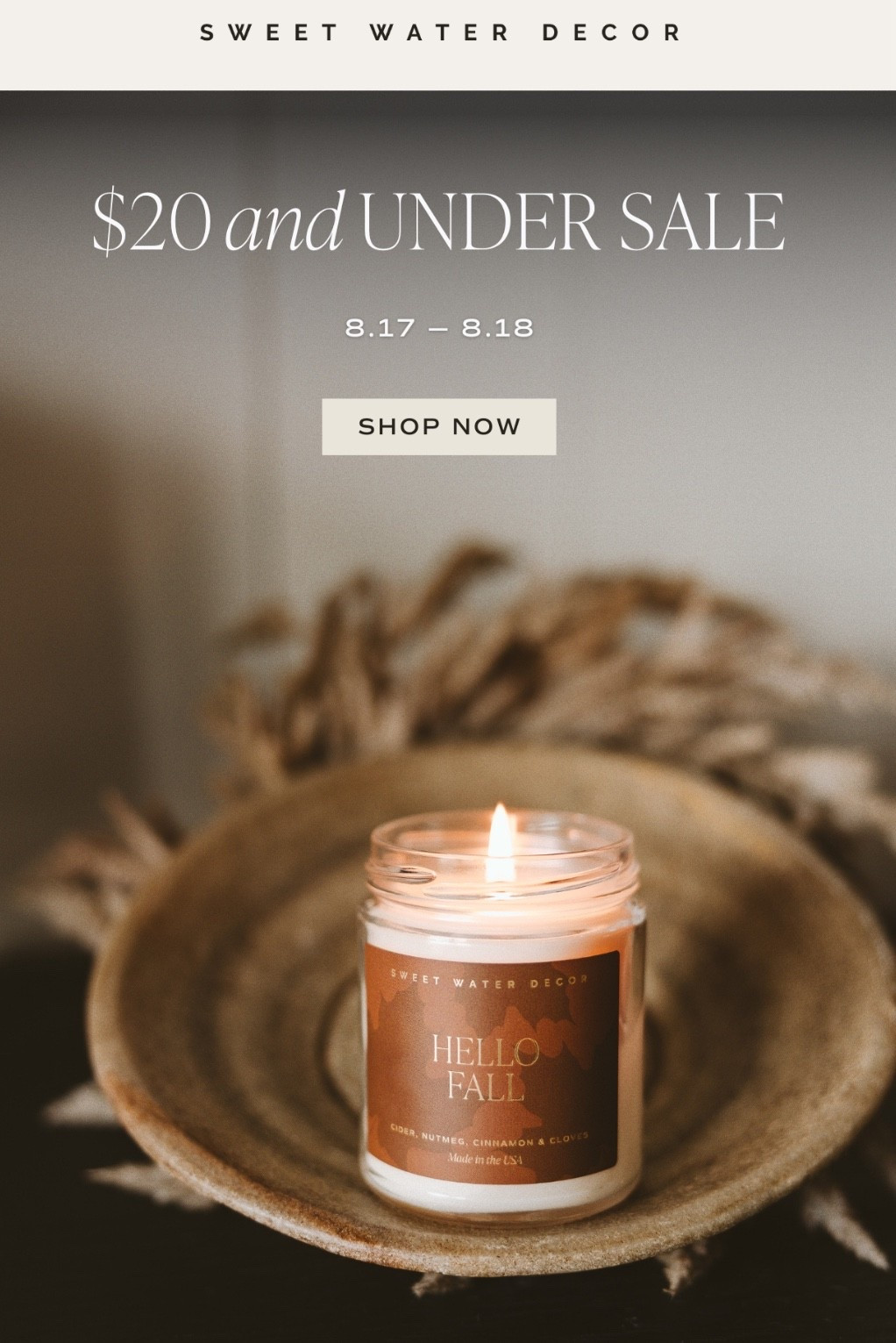 My favorite home sale of the year!! So many beautiful home decor pieces, candles, kitchen decor, bathroom decor. I LOVE Sweet Water Decor candles - they are simply the best! Also use their dish soap dispenser for many years and it lasts!

#LTKFindsUnder50 #LTKHome #LTKSaleAlert