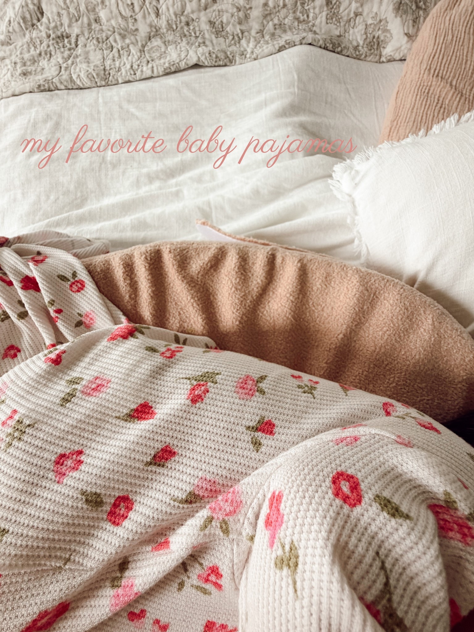 linking these adorable @Caden Lane pjs for baby girl! They tie at the bottom and make diaper changes so easy! 🧸✨ 

doing a lot of skin to skin but I love these to toss on baby girl! 

#LTKmomlife #LTKBaby #LTKfitnessgoals