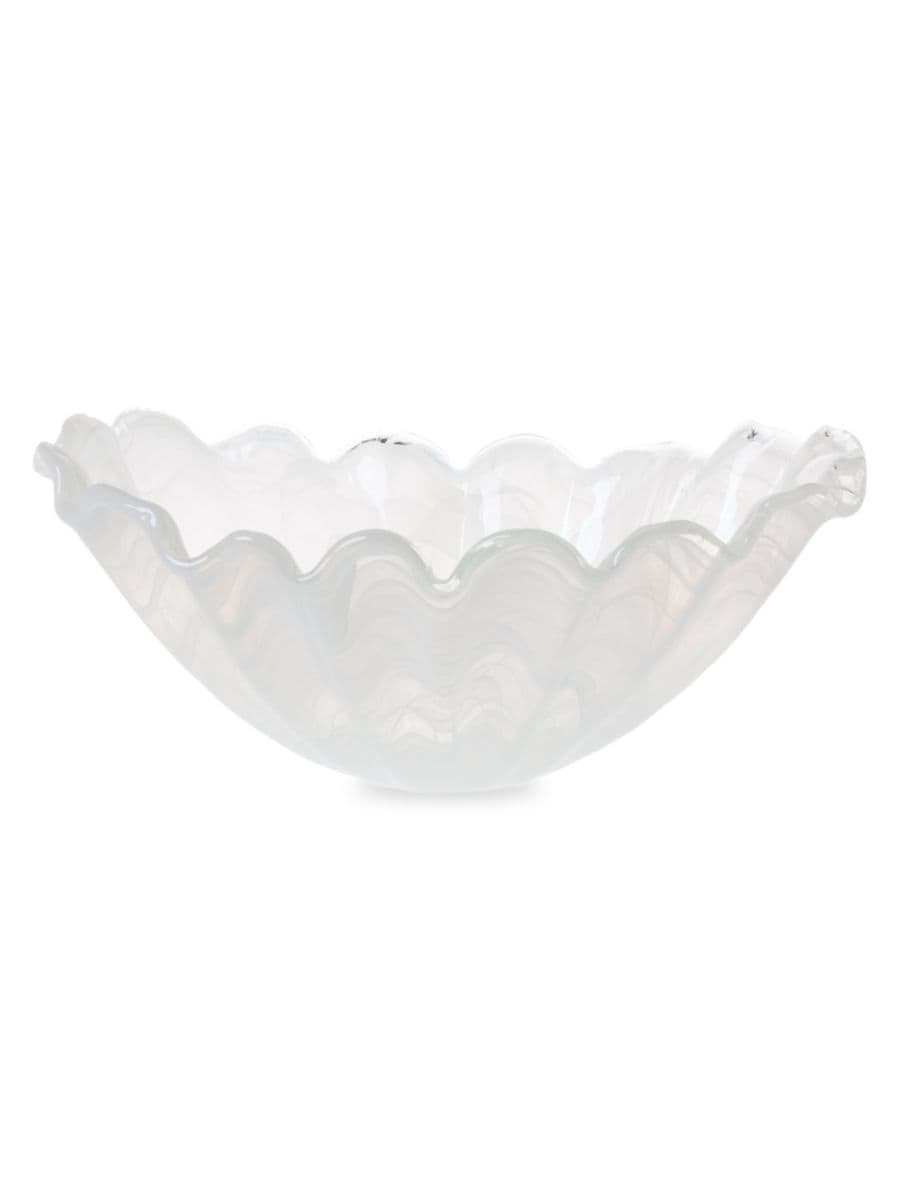 Onda Glass Green Medium Centerpiece | Saks Fifth Avenue